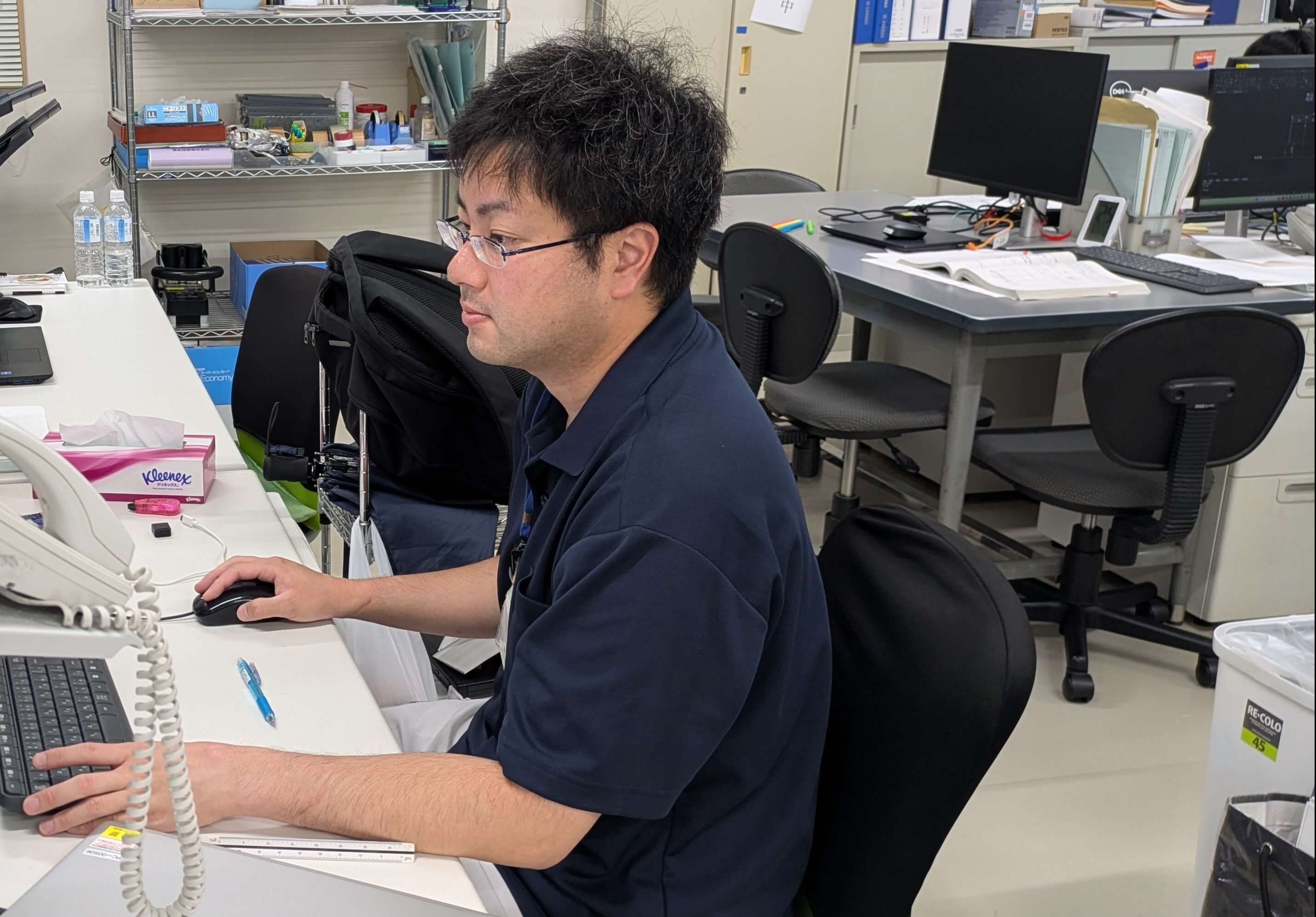 調査点検技術者のインタビュー画像